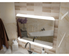 Зеркало с подсветкой для ванной комнаты Салерно 120х90 см